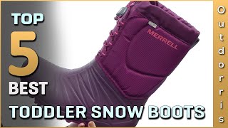 Top 5 Best Toddler Snow Boots Review in 2023 [upl. by Franny647]