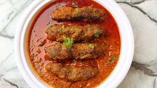 Special Seekh Kabab Curry Recipe  Seekh Kabab  Mutton Seekh Kabab  Kabab Recipe by Inaaya [upl. by Nafets496]