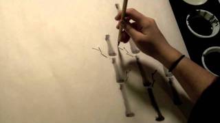 Chinese Brush Painting Bamboo for Beginner Students [upl. by Etam26]