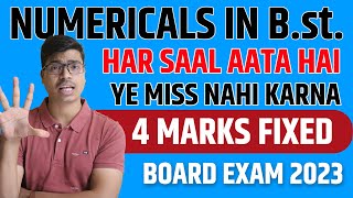 Most imp Numericals in Business studies  4 Marks in every Year  MUST DO for 12th Board exam 2023 [upl. by Marleen]