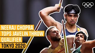 Neeraj Chopra qualifies for final  Tokyo2020 Highlights [upl. by Ailey250]