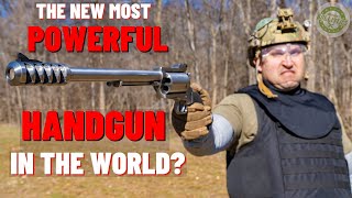 The NEW Most POWERFUL Handgun In The World The 500 Bushwhacker Revolver [upl. by Lynsey]