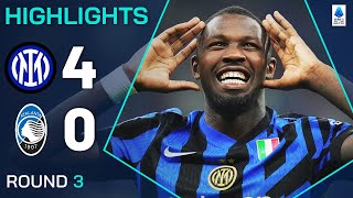 INTERATALANTA 40  HIGHLIGHTS  Thuram nets brace in San Siro goalfest  Serie A 202425 [upl. by Gilliam152]