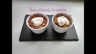 Švestkový crumble  CZSK HD recipe [upl. by Adhamh]