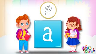 Alphabets ABCD kids rhymes A for apple B for ball A to Z kids learn English Varnmala ABCD abc [upl. by Hokanson]