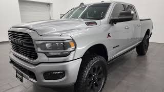 2021 RAM 2500 BIG HORN LEVEL 2 CUMMINS DIESEL BILLET SILVER 4K WALKAROUND 13373Z SOLD [upl. by Ynttirb]