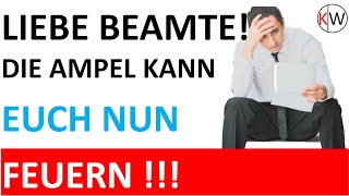 Beamte Die Ampel kann euch sofort feuern [upl. by Tager]