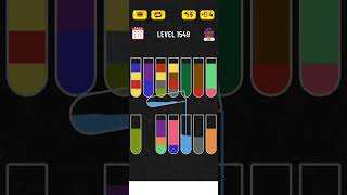 Water sort puzzle  Level 1549 [upl. by Iztim]