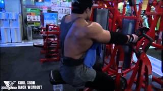 Musclemania TV  Chul Soon Back Workout [upl. by Wake]