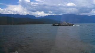 Kootenay Lake Ferry Nelson BC [upl. by Annaynek]