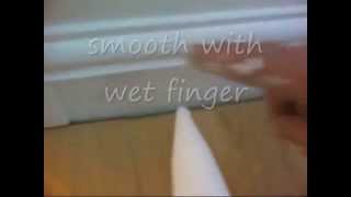 how to caulk skirting boards [upl. by Felipa963]