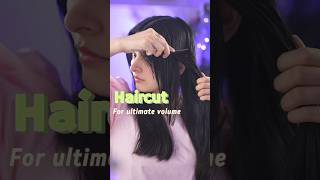 Haircut Tutorial💇‍♀️ Doing This For Years Now😅Product Used glow guard hair serum mcosmeticsline [upl. by Ayotel]