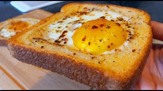 Air Fryer Egg Toast Recipe  How to make Egg Toast in the Air Fryer [upl. by Odille]