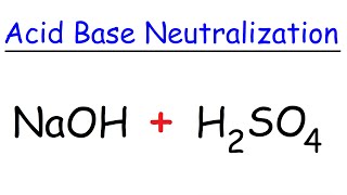 Sodium Hydroxide  Sulfuric Acid  Acid Base Neutralization Reaction [upl. by Aicilev]