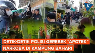 Detikdetik Penggerebekan di Kampung Bahari Polisi Sita Alat Hitung Uang Monitor hingga Drone [upl. by Adabelle401]