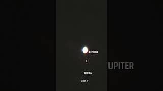 Jupiter And Its Galilean moons space astrophotography planet jupiter solarsystem universe [upl. by Wilie922]