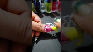 Nail art by sticker 💅💗naildesign nailsnailtutorial youtubeshorts viralvideo ytshorts short [upl. by Esor]