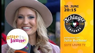 „Schlagerfreunde“ mit Julia Buchner am Samstag 30 Juni 2015 Uhr [upl. by Aigil]