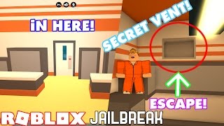 SECRET CAFETERIA ESCAPE IN JAILBREAK 🍕🏃  ROBLOX Quick Tips [upl. by Pardner]