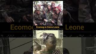 Ecomog in Sierra Leone Civil war shortsafrica sierraleone historyofafrica africanhistory Ecowas [upl. by Anatnahs786]