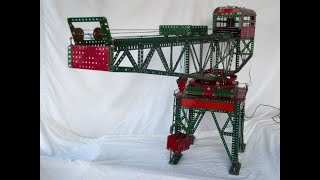 Meccano Block Setting Crane [upl. by Shivers]