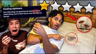 REVIEWING THE WORST HOTEL EVER  Arrington ft Santea [upl. by Nrev]