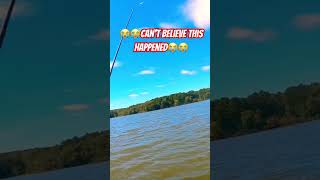 Jig pole snapped on small crappie OMGfypシ゚viral crappiefishing fishingtechniques [upl. by Anuaik340]