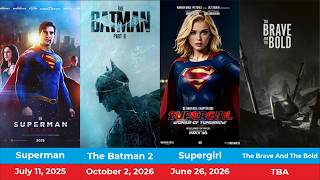 Every Upcoming DC Movie in 2024 and Beyond What to Expect from the DC Universe [upl. by Lucienne]