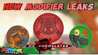 New Modifier Leaks And More │Doomspire Defense│ [upl. by Nosirrah]