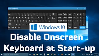 In 17 Seconds How to Enable or Disable the Onscreen Keyboard in Windows 1110 [upl. by Eidod]