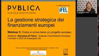 22022019  Come si scrive bene un progetto europeo [upl. by Narmi452]