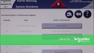 Shutting Down the APC Symmetra™ PX 250500 UPS  Schneider Electric Support [upl. by Cousin]
