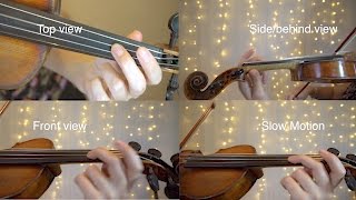 HOW TO VIOLIN VIBRATO wrist  UP CLOSE AND PERSONAL [upl. by Enelrahc]