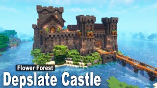 Minecraft How to build a Deepslate Castle  Tutorial part1 [upl. by Rann]