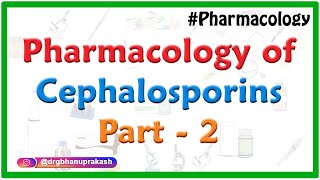 Pharmacology of Cephalosporins  Classification  spectrum of activity and clinical use  Part 2 [upl. by Selle123]