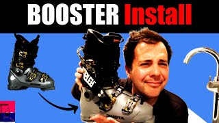 UPGRADING My NEW Ski Boots How To Install BOOSTER Straps [upl. by Chace]