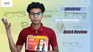 Eyemyeye  Eyeglasses  Unboxing  First Impression  Quick Review  Blue Light Blocker [upl. by Mehelhteb]