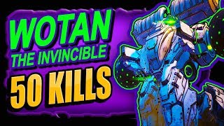 50 KILLS quotWotan The Invinciblequot All LEGENDARY DROP RATES  BORDERLANDS 3 [upl. by Mccomb]