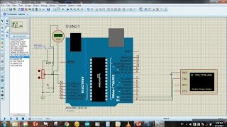 Reading Analog Voltage in Serial Monitor  Arduino Proteus Simulation tutorial  21 [upl. by Orimisac]