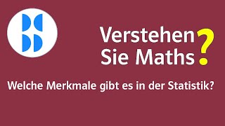 78 Welche Merkmale gibt es in der Statistik [upl. by Maltzman]