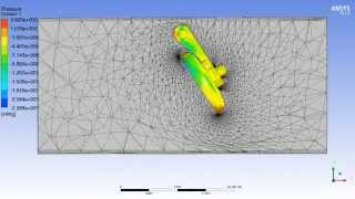 CFX Simulation of a Rigid Body around a custom axis  Mesh Motion [upl. by Yendirb685]