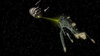 Romulan Drone ship battles Enterprise [upl. by Puritan677]