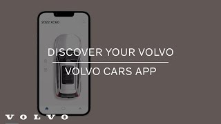 Volvo Cars app setup and key features [upl. by Ymerrej901]