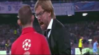 Jürgen Klopp Ausraster Neapel vs Dortmund 18092013  CL [upl. by Giglio]