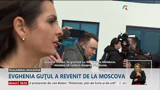 Evghenia Guțul a revenit de la Moscova [upl. by Levins]