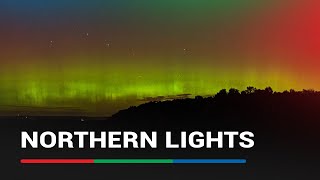 Timelapse video captures northern nights dancing over New Jersey sky  ABSCBN News [upl. by Anikal]