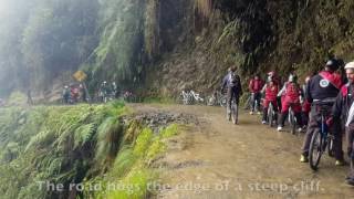 Mountain Biking Death Road Bolivia with Barracuda Biking [upl. by Lap]