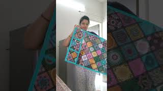 freeze covermicrowave cover only35 rupees trendingshorts meeshohomedecor homedecor elegantlook [upl. by Hanej]