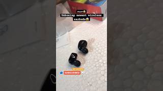 Unboxing newest wireless earbuds 😱wirless earbuds Review  unboxing review wireless [upl. by Evanthe]