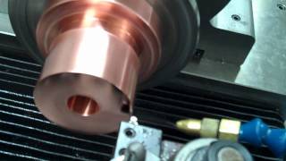 Diamond Turning Copper Sample with Measurementswmv [upl. by Miguela]